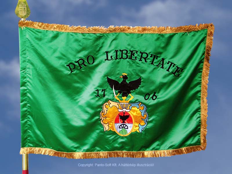 hímzett zászló önkormányzatoknak, iskoláknak, cégeknek, egyesületeknek
